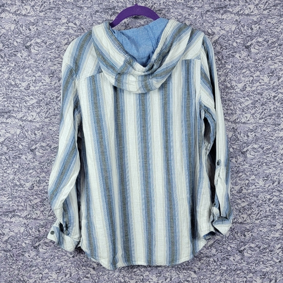 Boston Traders Blue Striped Button Down - Picture 3 of 6